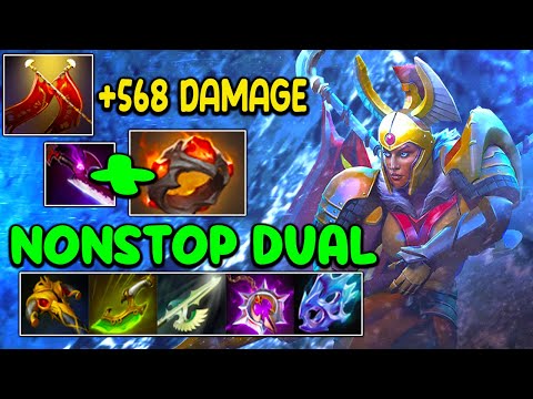 WTF 568 DUAL DAMAGE  [ Legion Commander ] CRAZY TEAM FIGHT - DOTA 2 GAMEPLAY