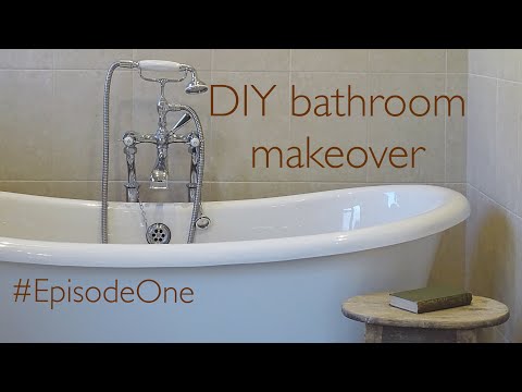 Budget bathroom, makeover,￼￼ elevate your space for the high end look.