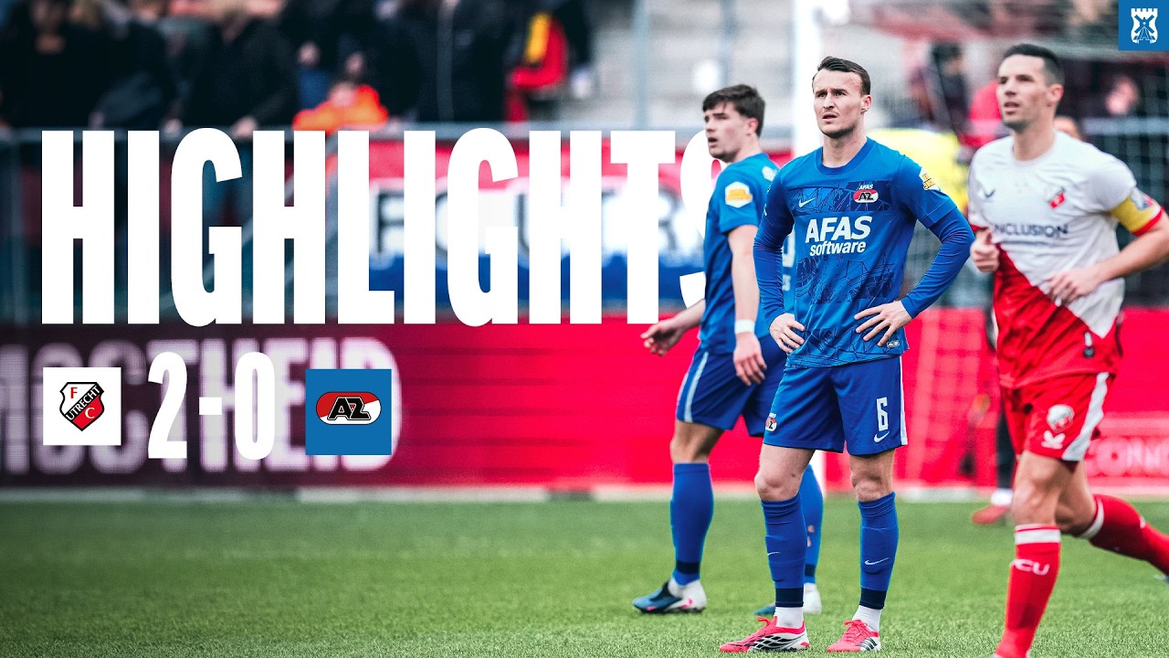Utrecht vs AZ Alkmaar Highlights