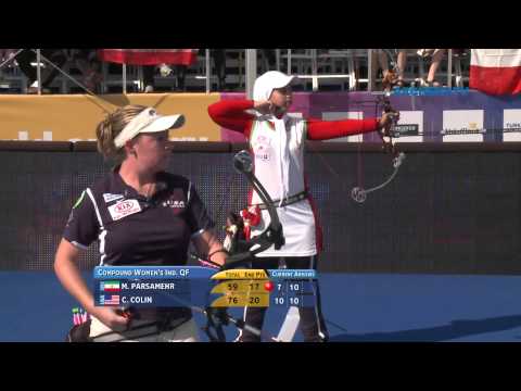Mahtab Parsamehr v Christie Colin – compound women's quarterfinal | Istanbul 2011 World Cup Final