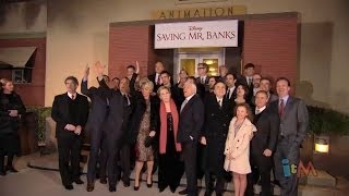 Julie Andrews, Dick Van Dyke sing &quot;Let&#39;s Go Fly A Kite&quot; with &quot;Saving Mr. Banks&quot; cast at premiere