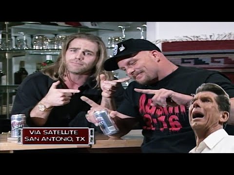 Stone Cold & Mr McMahon After Royal Rumble 1999!