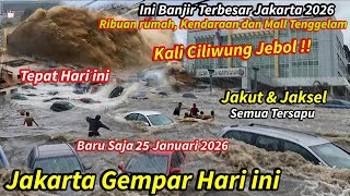 Download lagu TEPAT HARI INI 25/1/2026! KALI CILIWUNG JEBOL & TANGGUL LAUT MELUAP,BANJIR TERBESAR JAKARTA HARI INI mp3