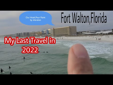 My Last Travel vlog in 2022.@Fort Walton,Florida @Beautiful Beaches.