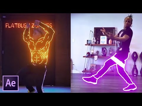 glowing lines tutorials using after effects