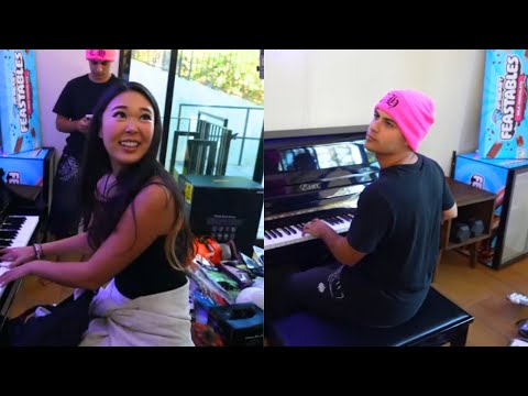 FaZe Reacts To ExtraEmily Vs StableRonaldo Piano Battle..