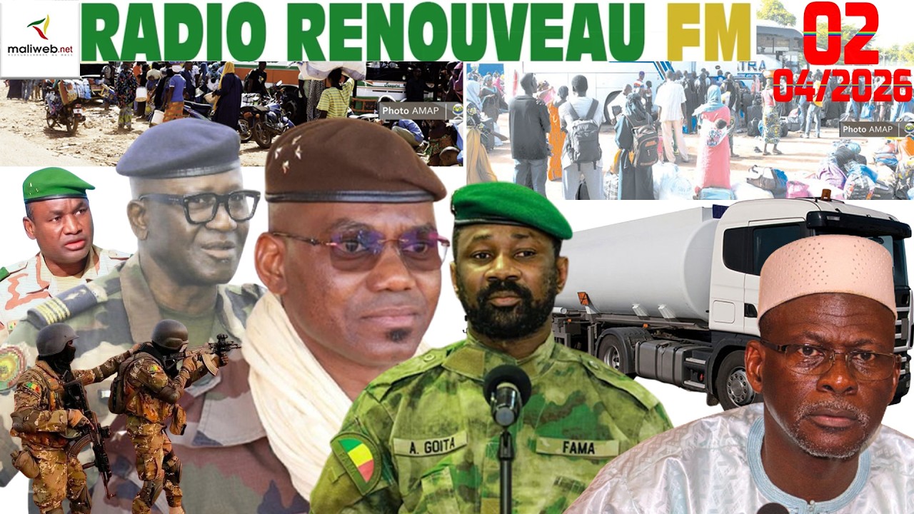 La Revue de Presse de la RADIO RENOUVEAU FM du 02 Avril 2026