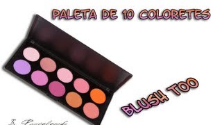 preview picture of video 'Paleta Blush Too Coastal Scents'