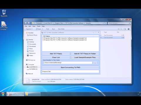 TXT To PNG Converter Software