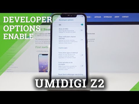 Developer Options UMIDIGI Z2 - USB Debugging / OEM Unlocking