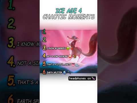Chaotic Moments of Ice Age 4: Continental Drift #Scrat