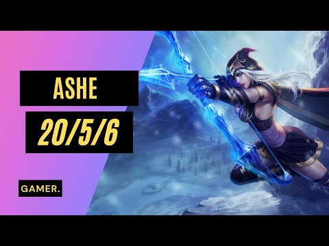 HOW TO PLAY ASHE BOT LANE & HYPER CARRY, ASHE ADC Season 11, Best Build/Runes, League of Legends