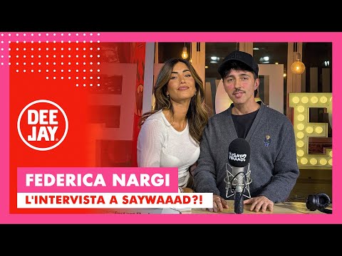 Federica Nargi a Say Waaad per la nuova stagione di "Red Carpet - VIP al tappeto"