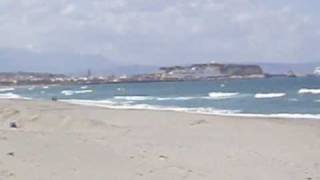 preview picture of video 'Rethymno Beach'
