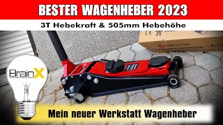 Wagenheber mit 3T Hebekraft und 505mm Hub - Wagenheber Test