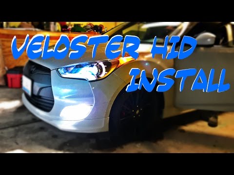 2013 Hyundai Veloster HID Fog Light Install