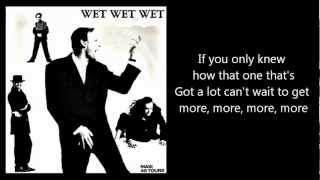 WET WET WET - If You Only Knew (with lyrics)