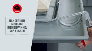 mastgoot aluminium antraciet, buitenhoek