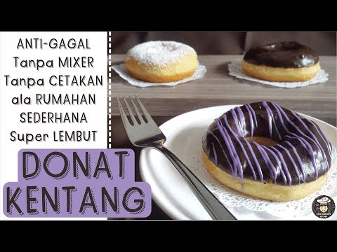 VIDEO Cara Membuat Donat Empuk Takaran Sendok Yang Lagi Trending