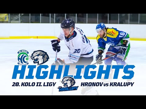 20. kolo - HC Wikov Hronov vs HK Kralupy | 2. liga 2024/25 Highlights