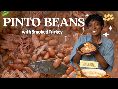 Pinto Beans Recipe (with Smoked Turkey) - One Pot Comfort Food