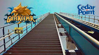 2024 GateKeeper Roller Coaster On Ride Front Row 4K POV Cedar Point