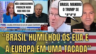 ANALISTA DOS EUA: O ERRO DO TRUMP FOI ACHAR QUE O BRASIL ERA FRACO, FOI HUMILHADO