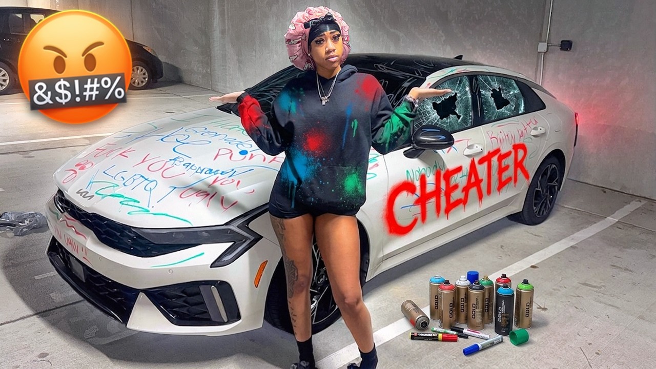 I DESTROYED  KEL'S  CAR 😈 *HE CRASHED OUT*