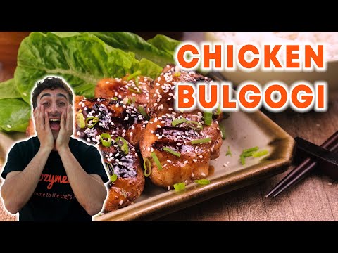 SWEET and SAVORY Chicken Bulgogi Recipe