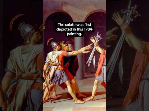 The truth about the Roman salute #history #art