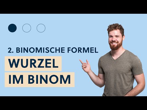 2. Binomische Formel. Wurzel im Term Beispiel.