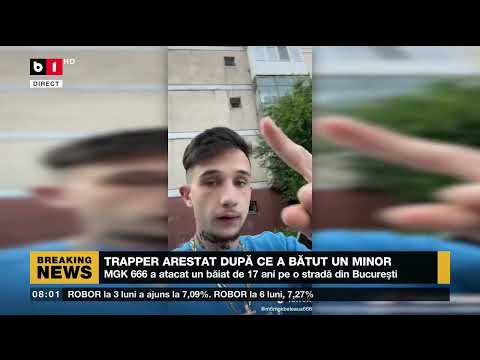 TRAPPER ARESTAT DUPĂ CE A BĂTUT UN MINOR ÎN BUCUREȘTI_Știri B1_17 iulie 2022