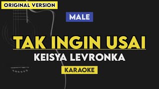 Download lagu Tak Ingin Usai - Keisya Levronka (Karaoke Lirik) MALE Key mp3