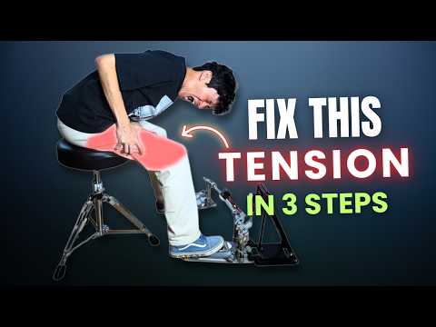 Double Bass Drumming’s No.1 Enemy - TENSION (3 Step FIX!)