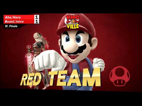 King of the Ville Doubles: Abs/Hero (Fox/Ryu) vs Beast/Juice (Charizard & Mario/Corrin)