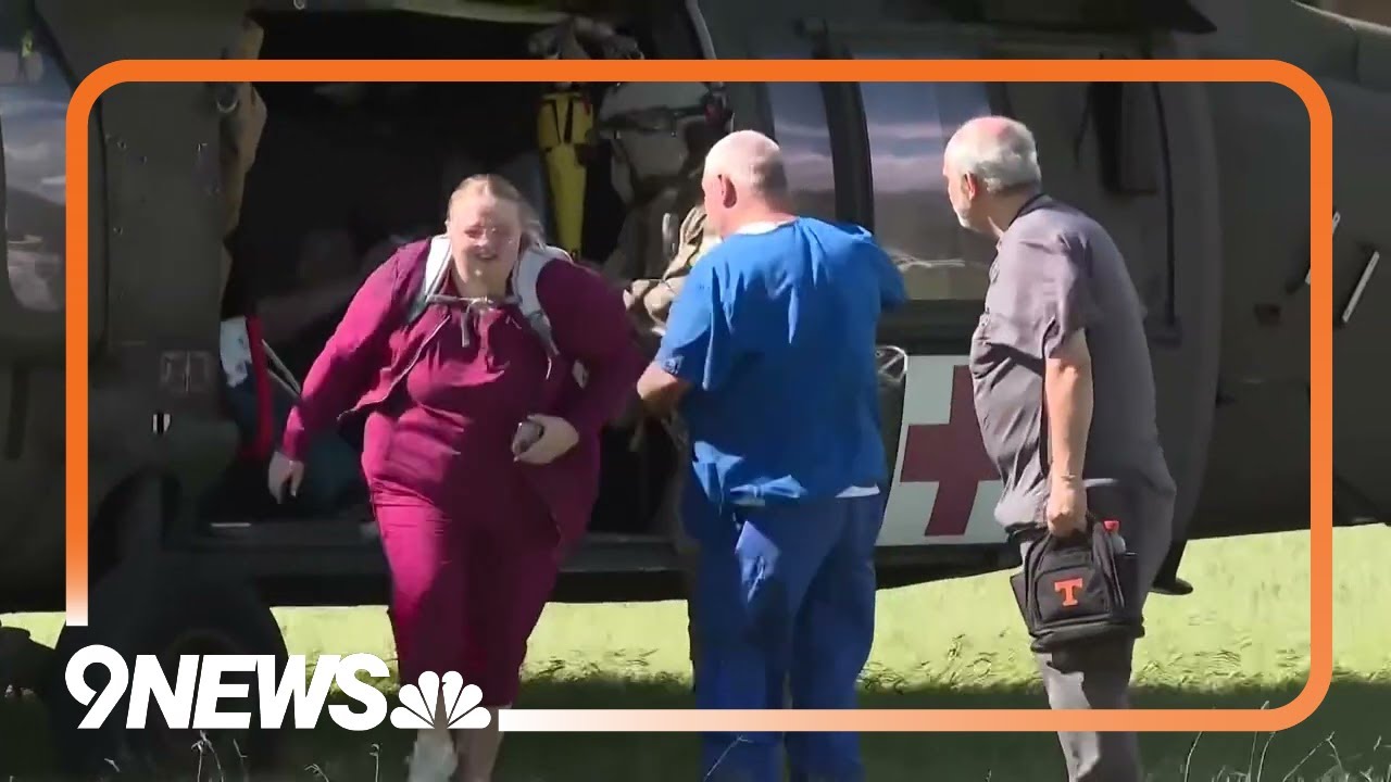 Dozens rescued from Tennessee hospital roof after Hurricane Helene floodwaters trapped them