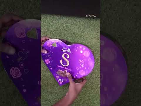 Unboxing Dairy milk Silk hearts and roses || Valentine's special #valentinesday #chocolate