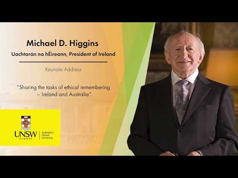 Michael D. Higgins, President of Ireland at UNSW Sydney - Q and A session EXCERPT