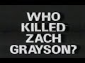Who Killed Zach Grayson Contest Promo All My Children 1984