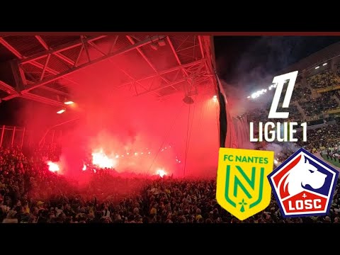 #4K #vlog J8 L1 #fcnantes 0-2 #LOSCLille #Ligue1 Anniversary Tribune Loire 40 years 📢🏟️⚽🎂💛💚🖤