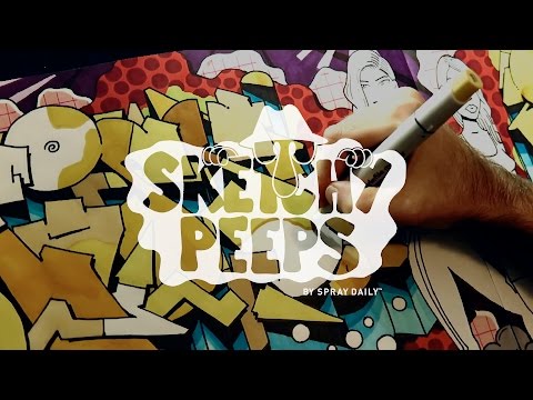 SKETCHY PEEPS 001 - I-Spy Kiss