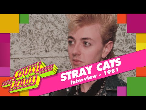 Stray Cats 1981 Interview on Countdown: Why They Moved to England for the Rockabilly Scene