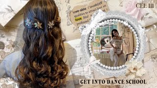 accepted into your desired dance school