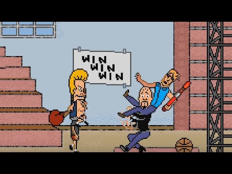 Beavis and Butt-Head (SNES) Playthrough longplay retro video game