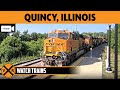 Quincy, Illinois, USA | LIVE Train Camera (Fixed View – East)