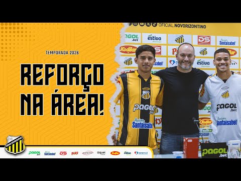 🟨⬛️ REFORÇO NA ÁREA | Jhilmar Lora e Maykon Jesus são apresentados pelo Grêmio Novorizontino