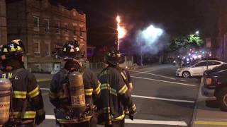 Pre Arrival - FDNY Verbal Transformer Fire Outside Firehouse