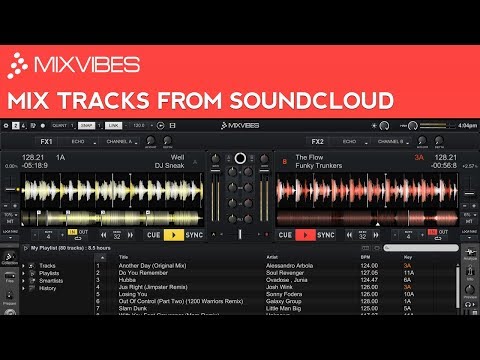 How to Mix Tracks from Soundcloud in Mixvibes Cross DJ 3.2