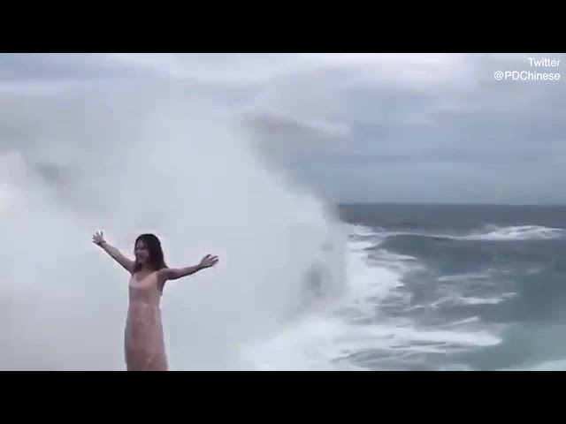 Опасное селфи на Бали