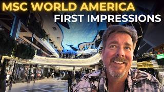 MSC World America Embarkation Day: First Impressions & Full Ship Reveal! #MSCCruises #CruiseLife